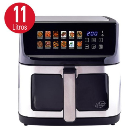 Freidora de aire Larryhouse con ventana 11 litros 1800 W