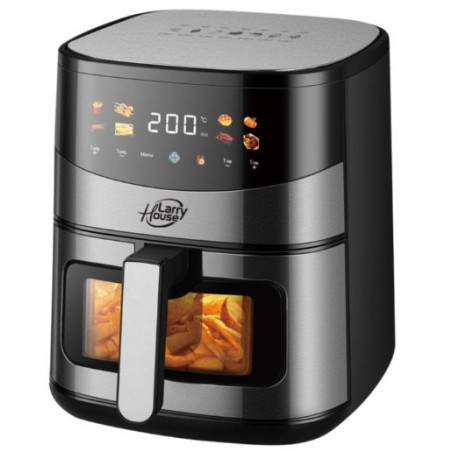 Freidora digital aire con ventana Larryhouse 6 Litros 1500 W
