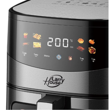Freidora digital aire con ventana Larryhouse 6 Litros 1500 W