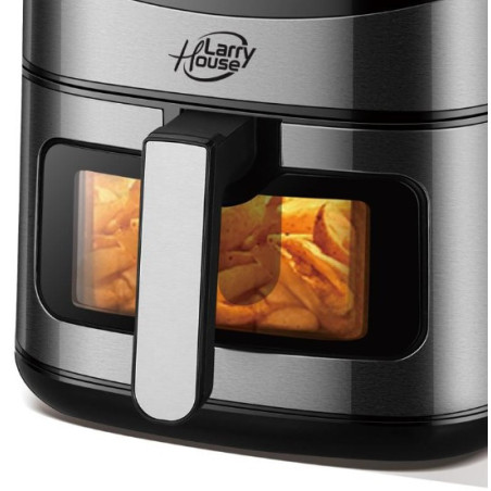 Freidora digital aire con ventana Larryhouse 6 Litros 1500 W