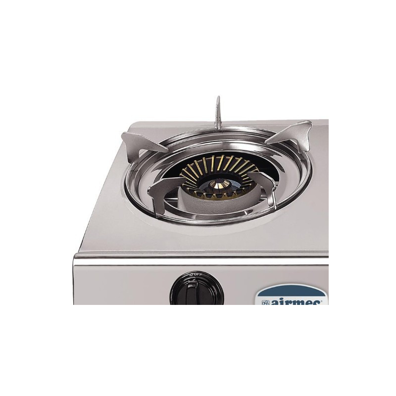 Cocina gas Airmec inox 3 fuegos