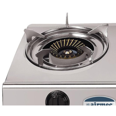 Cocina gas Airmec inox 3 fuegos