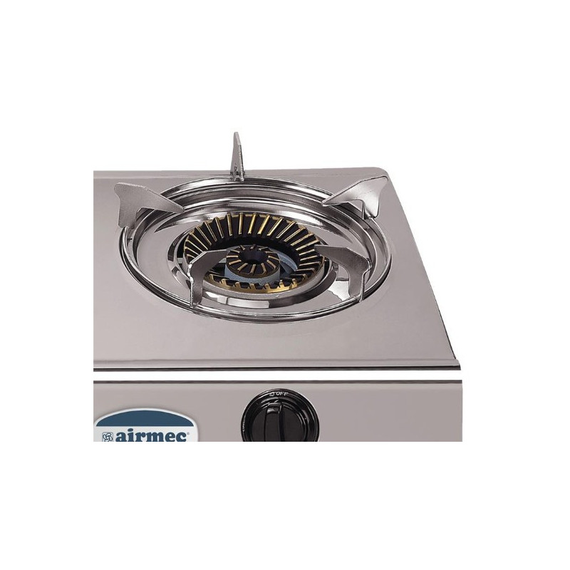 Cocina gas Airmec inox 3 fuegos