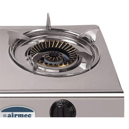 Cocina gas Airmec inox 3 fuegos