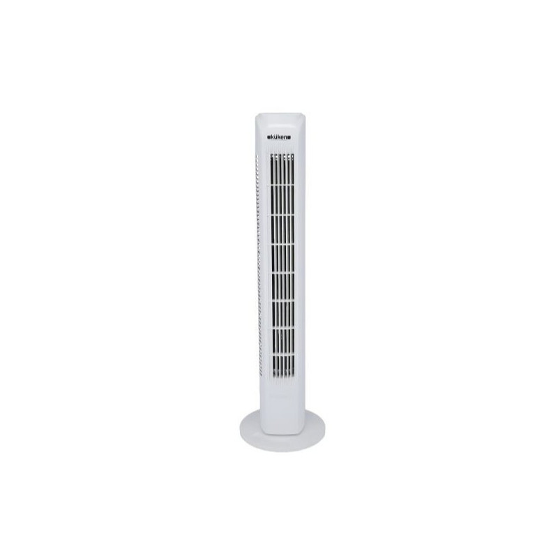 Ventilador Küken torre/columna 45W con mando blanco