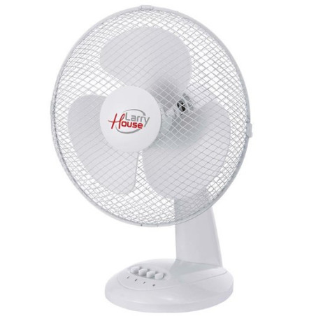 VENTILADOR LARRYHOUSE SOBREMESA 40W BLANCO