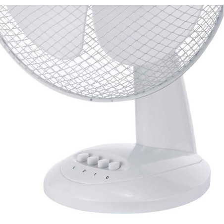 VENTILADOR LARRYHOUSE SOBREMESA 40W BLANCO