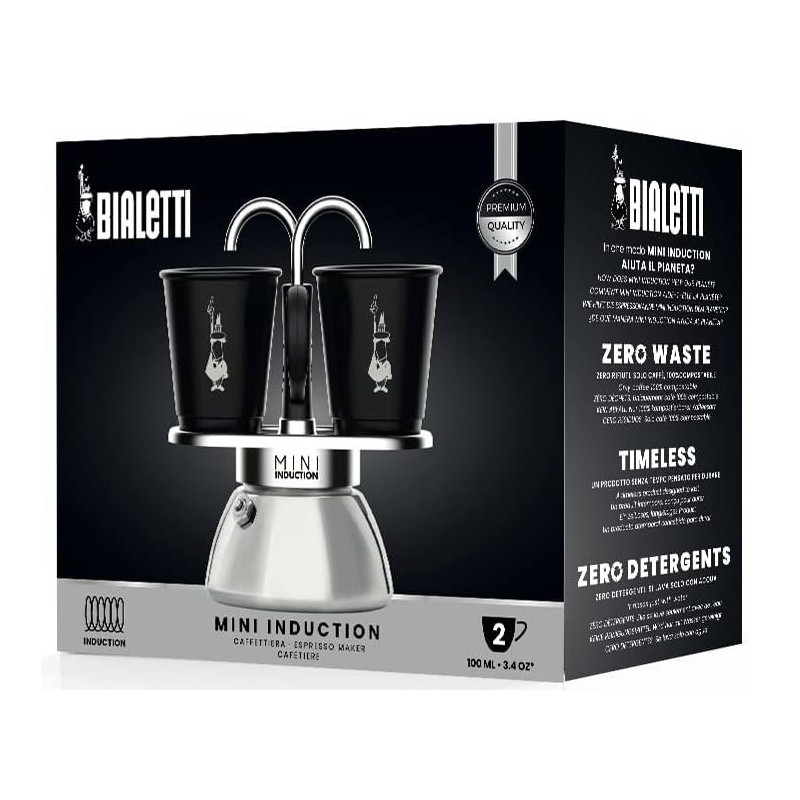 Set Bialetti Mini Express Inducción 2 Tazas