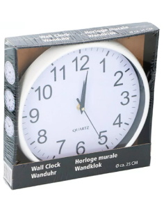Reloj de pared ROHS 25 cms. diámetro colores