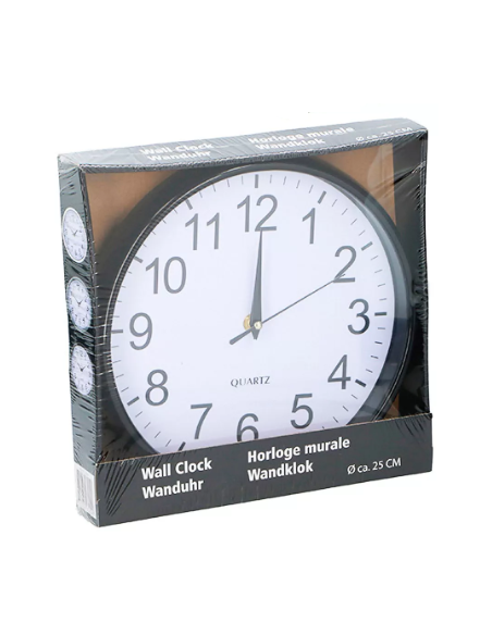 Reloj de pared ROHS 25 cms. diámetro colores