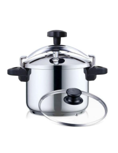 Olla a presión Haeger cooker 18/10 2 en 1 tapa cristal